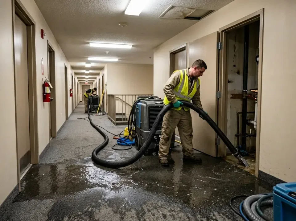 multi-unit-apartment-hallway-f-005 — frequently asked questions, Emergency Burst Pipe Water Extraction & Removal in Caldwell…